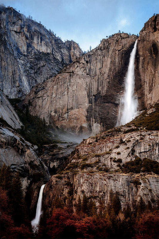 Yosemite Falls In Yosemite Valley Landscape Poster Wall Art Print Home Wall Decor - xonomax