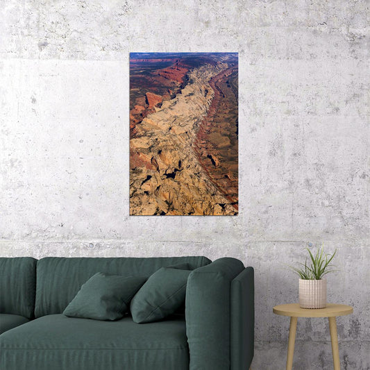 Waterpocket Fold In Capitol Reef National Park Poster Wall Art Print Home Wall Decor - xonomax