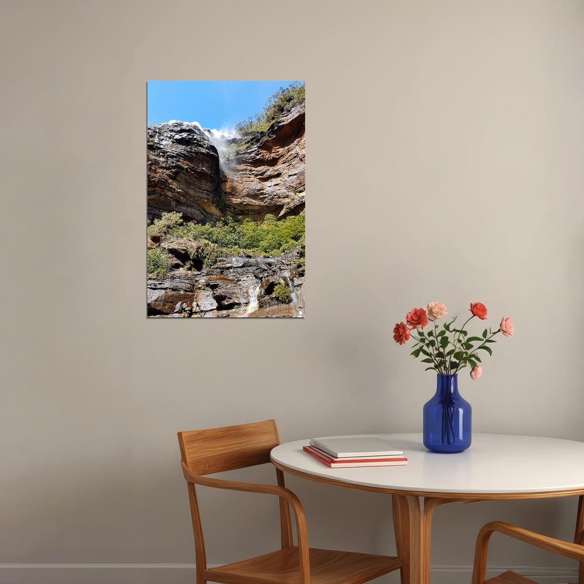 Sandstone Falls Landscape Natural Events Poster Wall Art Print Home Wall Decor - xonomax