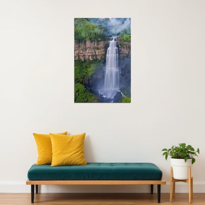 Tequendama Falls In Colombia Landscape Poster Wall Art Print Home Wall Decor - xonomax