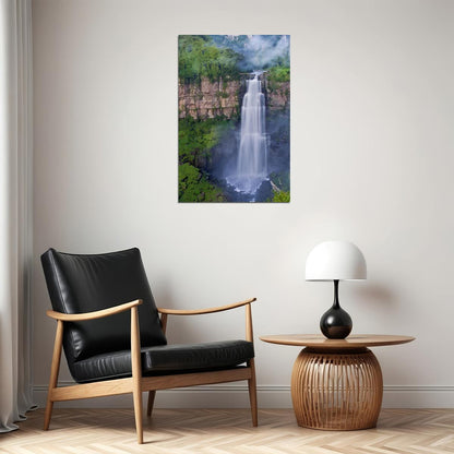 Tequendama Falls In Colombia Landscape Poster Wall Art Print Home Wall Decor - xonomax