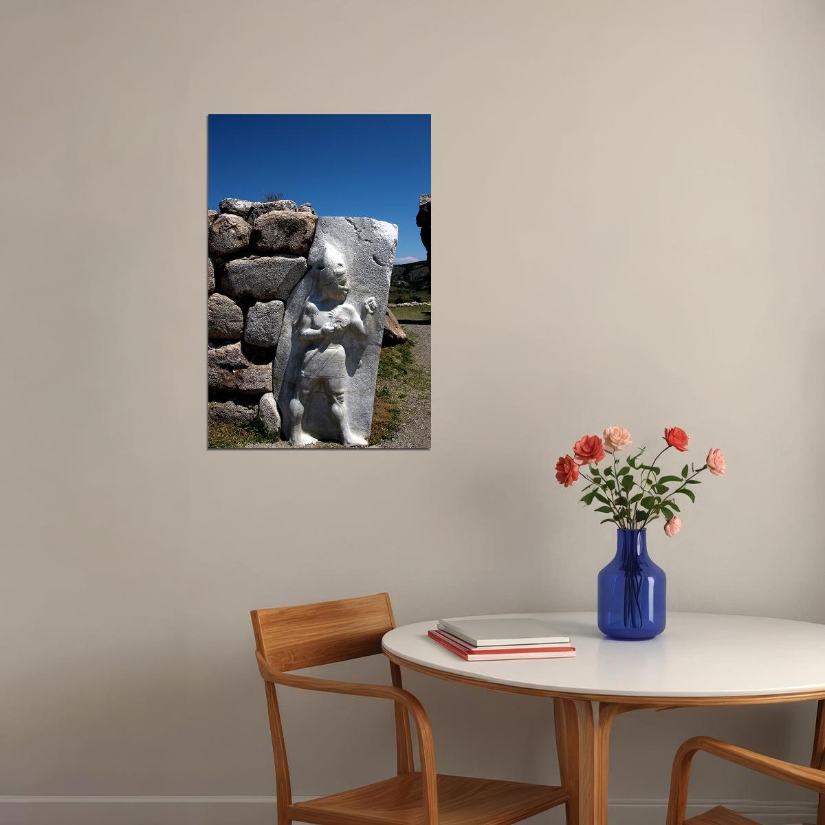 Ruins Of The City Of Hattusa In Bogazkoy History Poster Wall Art Print Home Wall Decor - xonomax