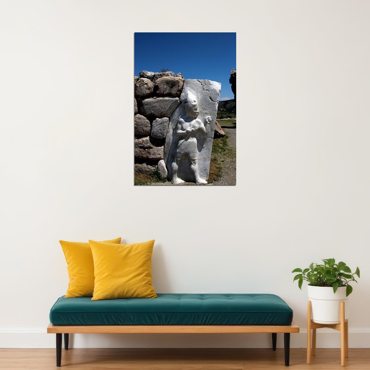 Ruins Of The City Of Hattusa In Bogazkoy History Poster Wall Art Print Home Wall Decor - xonomax