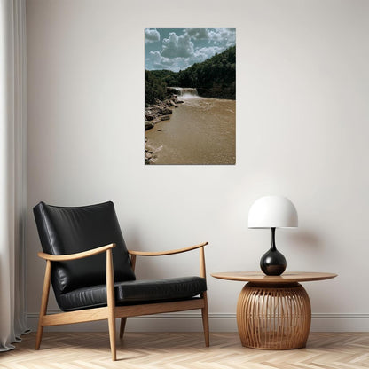 Cumberland Falls In Kentucky Landscape Poster Wall Art Print Home Wall Decor - xonomax