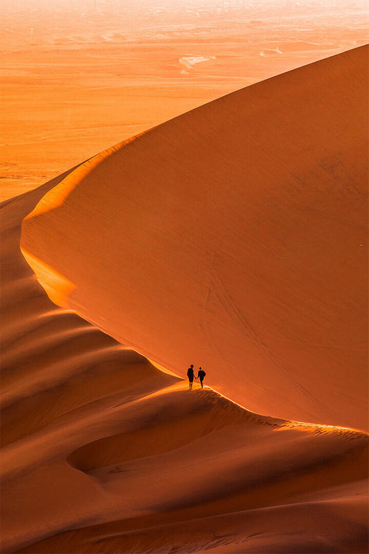 Desert Dunes In Namibia Desert Landscape Poster Wall Art Print Home Wall Decor - xonomax
