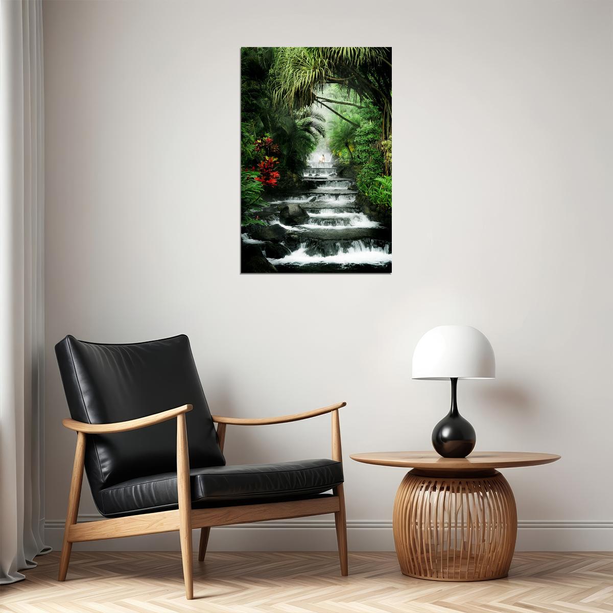 Tabacon Hot Springs And Volcan Arenal Poster Wall Art Print Home Wall Decor - xonomax