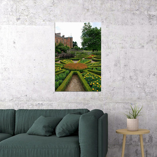 Parterre At Cliveden Manor Buckinghamshire Poster Wall Art Print Home Wall Decor - xonomax