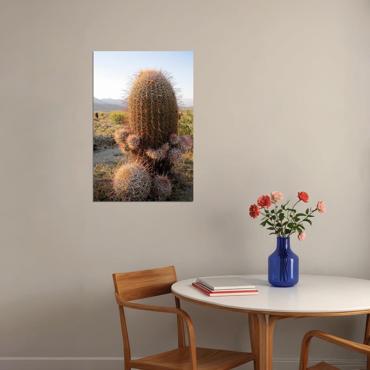 Hot Nature Desert Plant Community Picture Poster Wall Art Print Home Wall Decor - xonomax