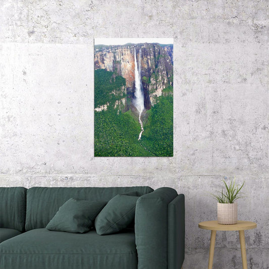 Angel Falls High Legend Nature Scenery Poster Wall Art Print Home Wall Decor - xonomax