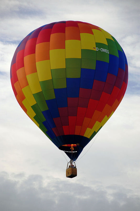 Colorful Hot Air Balloon Light Aircraft Picture Poster Wall Art Print Home Wall Decor - xonomax