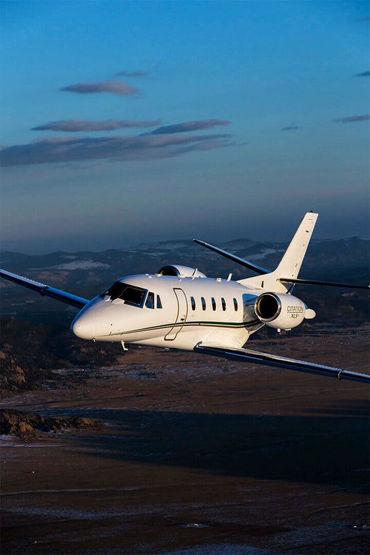 Cessna Citation V Ultra Flies Above Mountains Poster Wall Art Print Home Wall Decor - xonomax