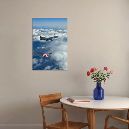 B-1b Lancer Of The 28th Bomb Wing Picture Poster Wall Art Print Home Wall Decor - xonomax