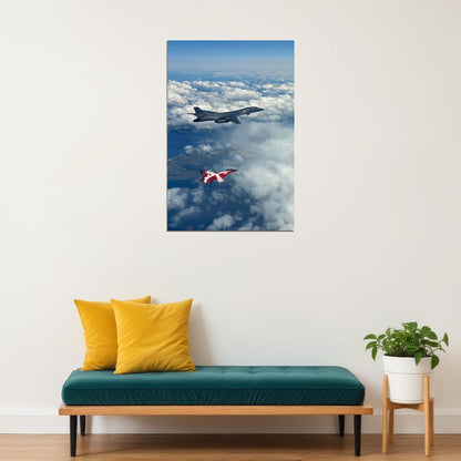 B-1b Lancer Of The 28th Bomb Wing Picture Poster Wall Art Print Home Wall Decor - xonomax