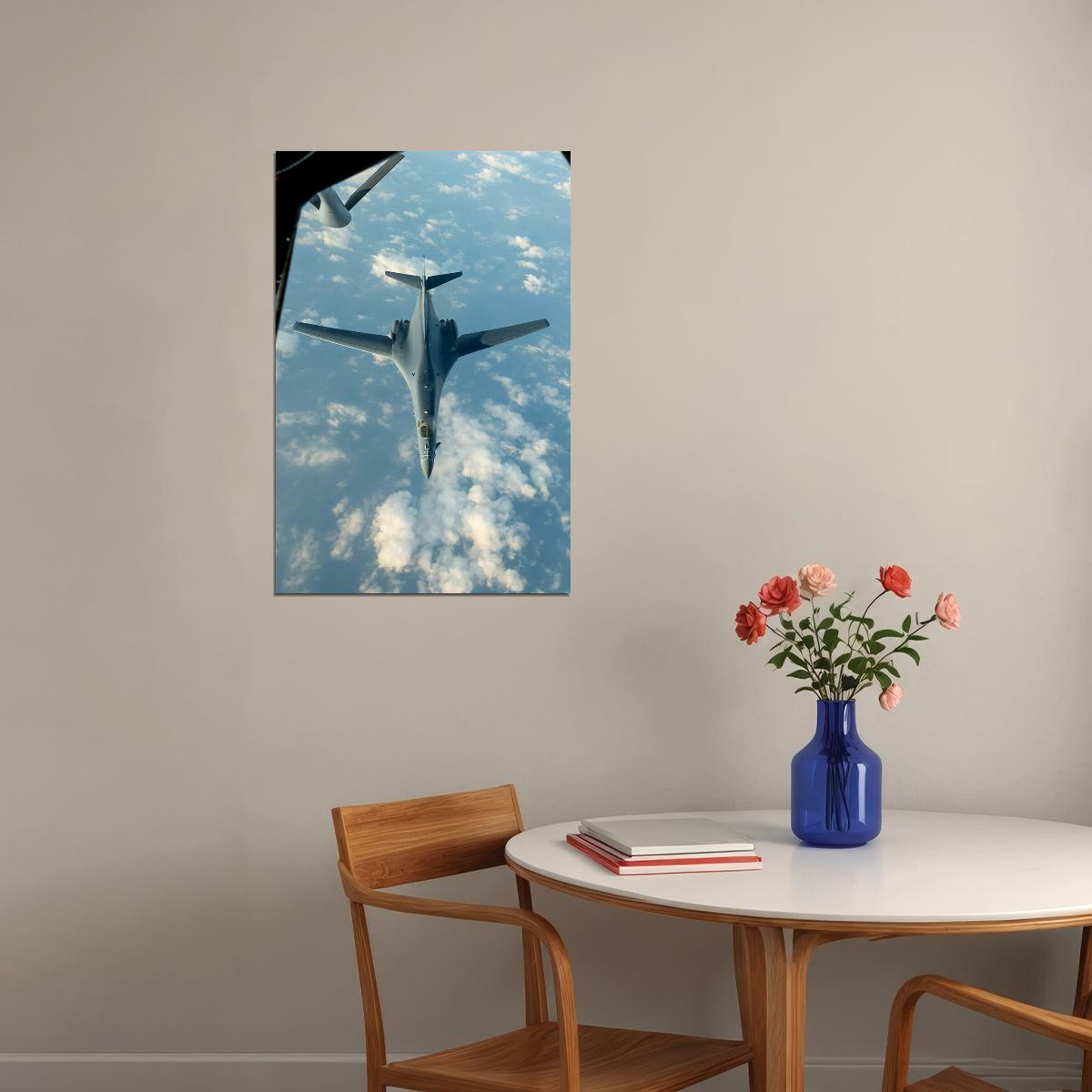 B-1b Lancer Of The 28th Bomb Wing Poster Wall Art Print Home Wall Decor - xonomax