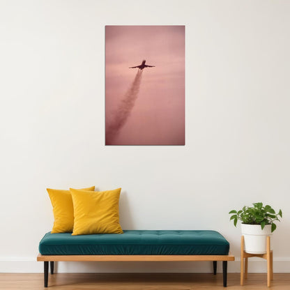 Boeing 727 Taking Off Warplane Photo Poster Wall Art Print Home Wall Decor - xonomax