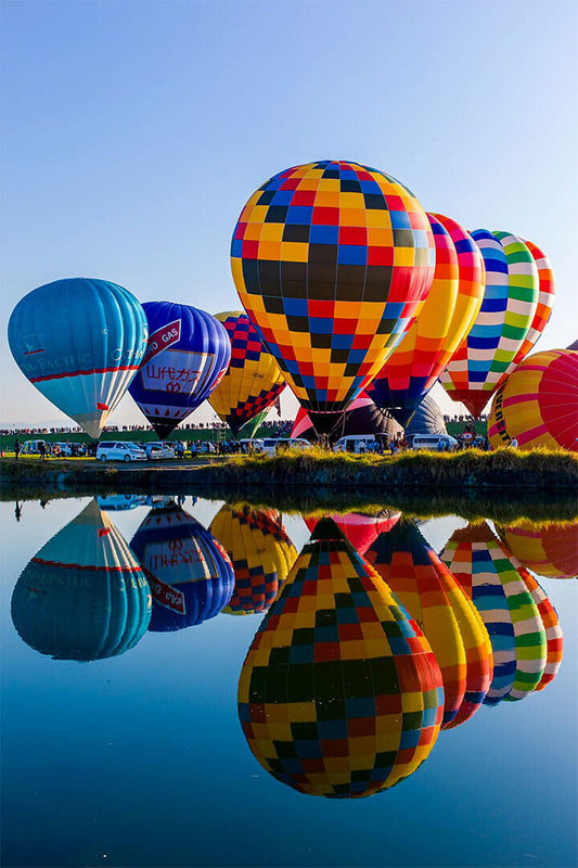 Hot Air Balloon Festival Excitement Event Poster Wall Art Print Home Wall Decor - xonomax