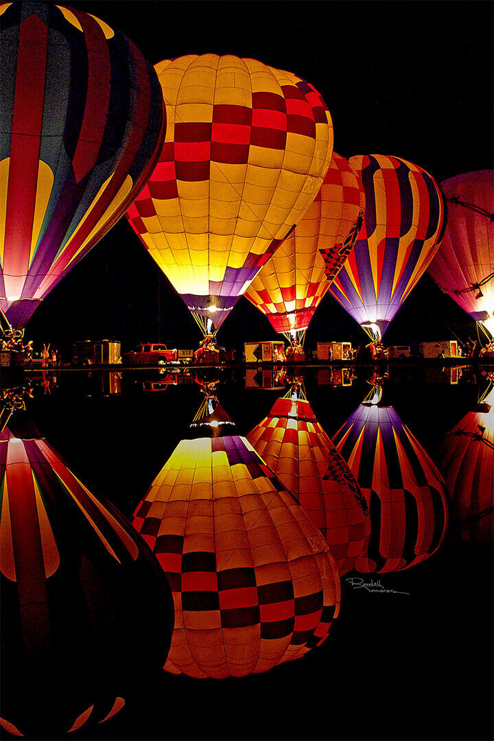 Hot Air Balloon Festival Aircraft Event Poster Wall Art Print Home Wall Decor - xonomax