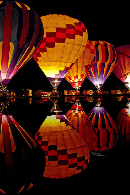 Hot Air Balloon Festival Aircraft Event Poster Wall Art Print Home Wall Decor - xonomax