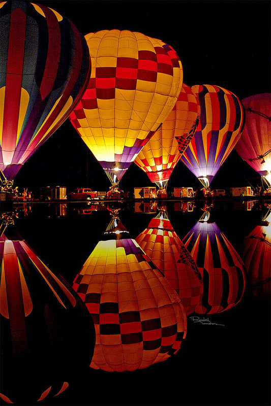 Hot Air Balloon Festival Aircraft Event Poster Wall Art Print Home Wall Decor - xonomax