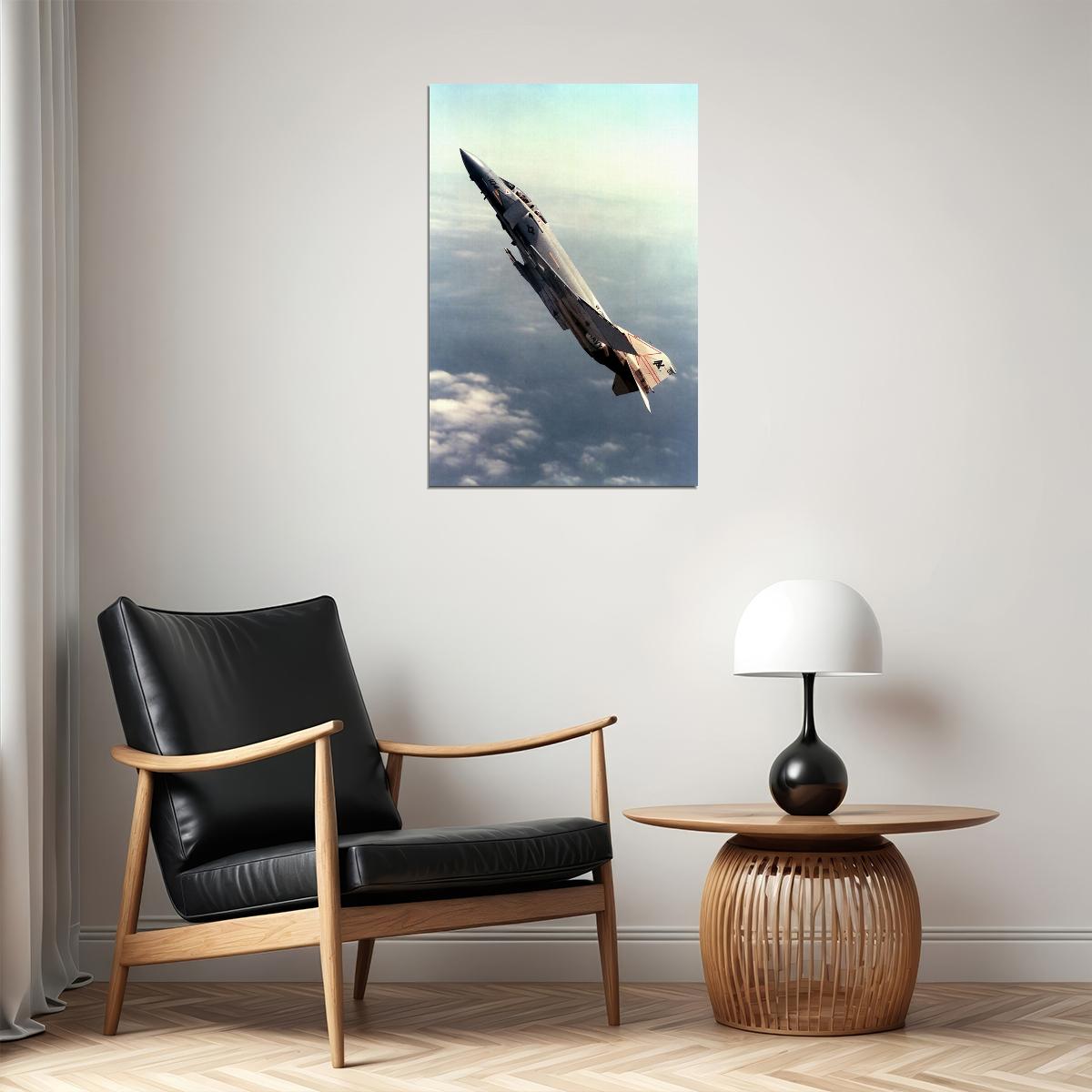 Fighter Bomber F-4 Phantom Aircraft Poster Wall Art Print Home Wall Decor - xonomax