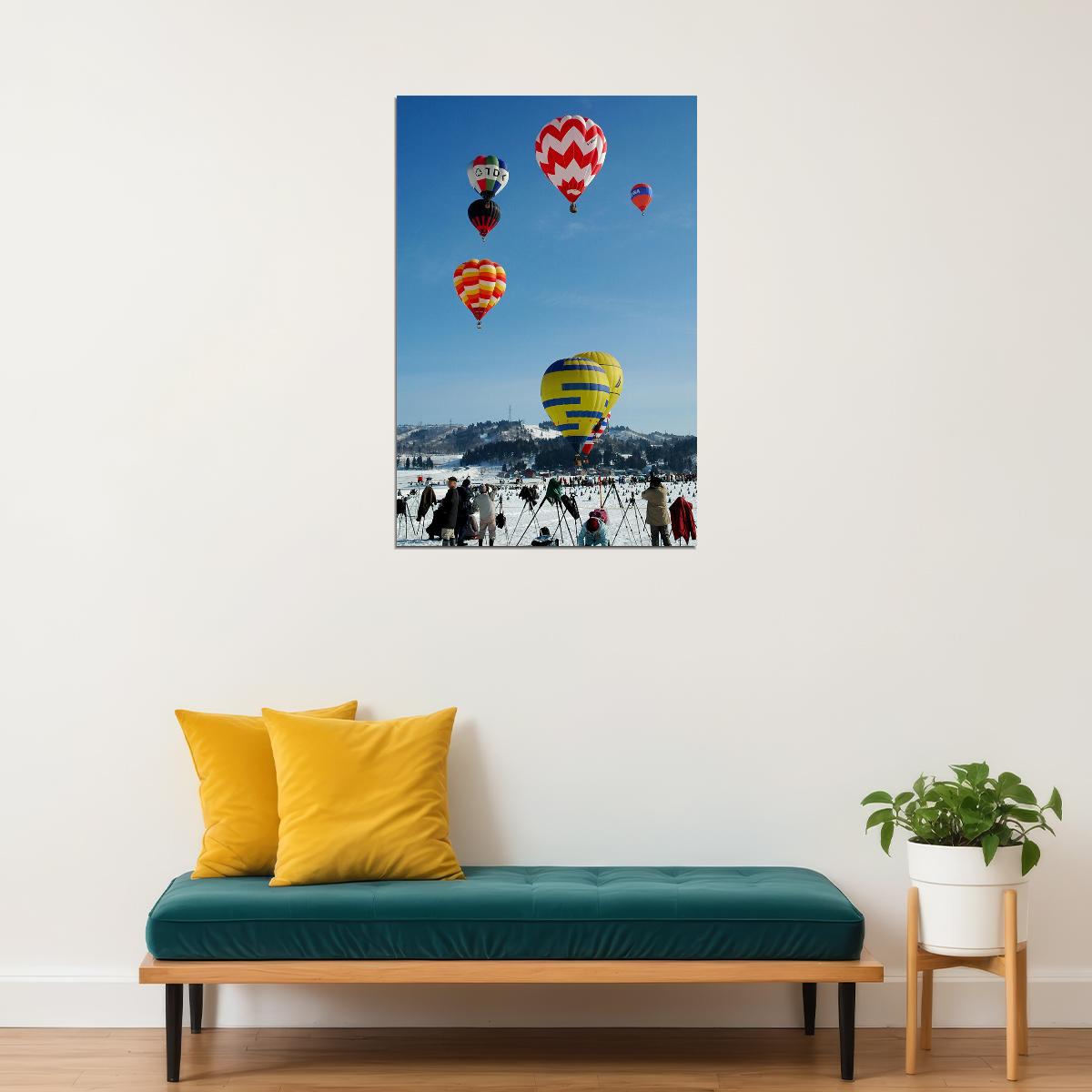 Snowmass Balloon Festival Excitement Event Poster Wall Art Print Home Wall Decor - xonomax