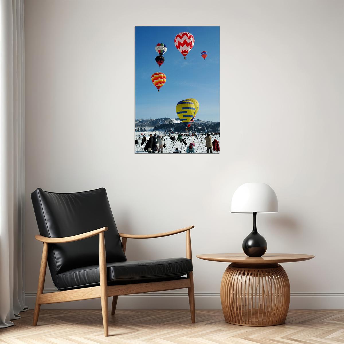 Snowmass Balloon Festival Excitement Event Poster Wall Art Print Home Wall Decor - xonomax