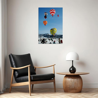 Snowmass Balloon Festival Excitement Event Poster Wall Art Print Home Wall Decor - xonomax