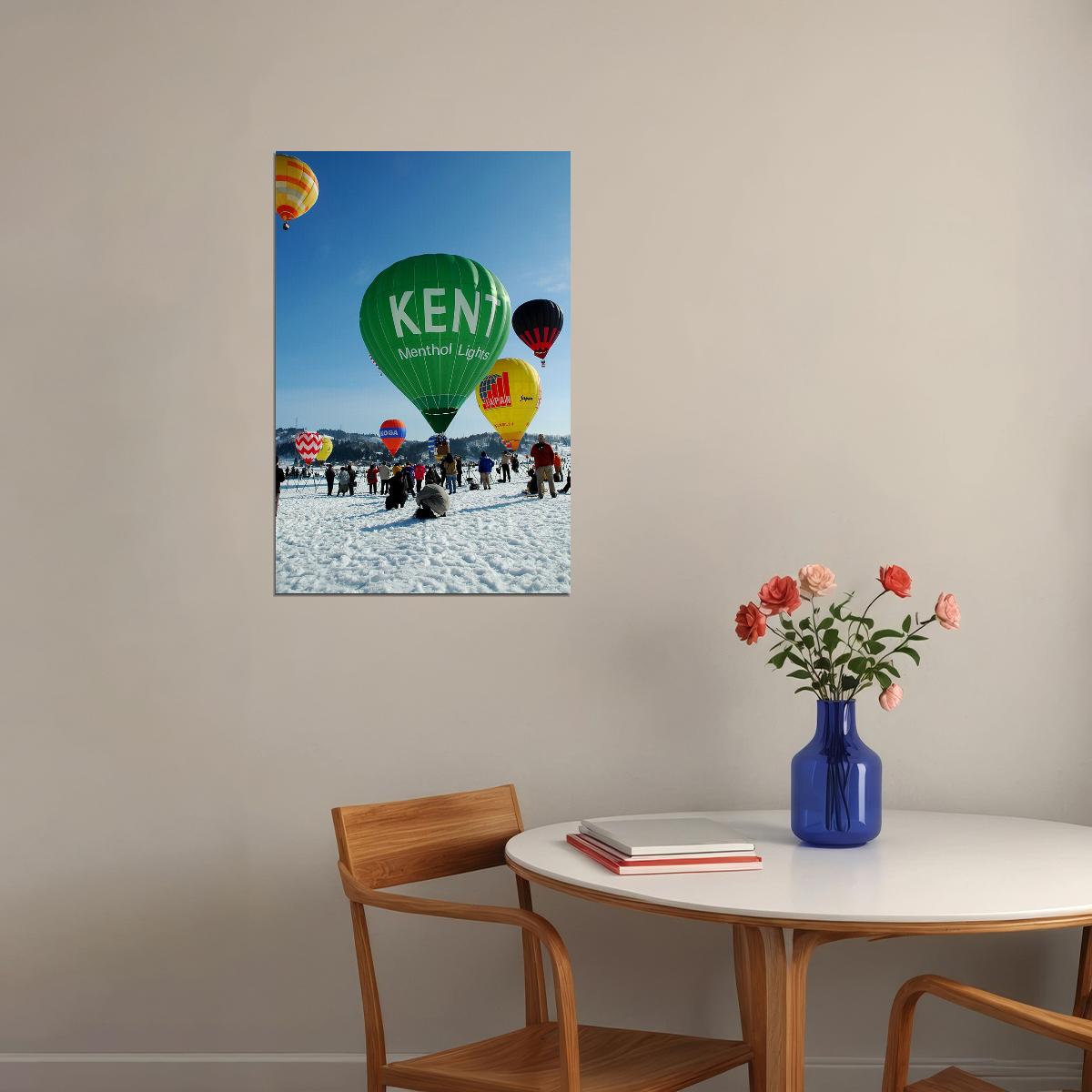 Snowmass Balloon Festival Event Aircraft Poster Wall Art Print Home Wall Decor - xonomax