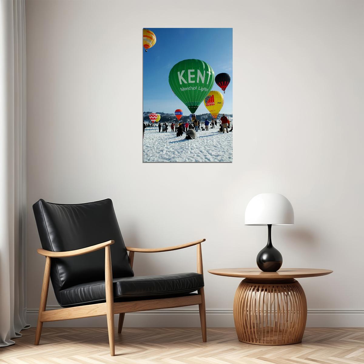 Snowmass Balloon Festival Event Aircraft Poster Wall Art Print Home Wall Decor - xonomax