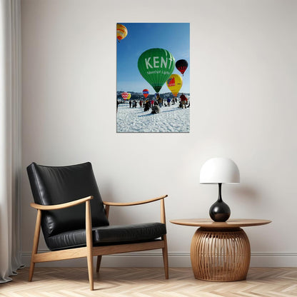 Snowmass Balloon Festival Event Aircraft Poster Wall Art Print Home Wall Decor - xonomax