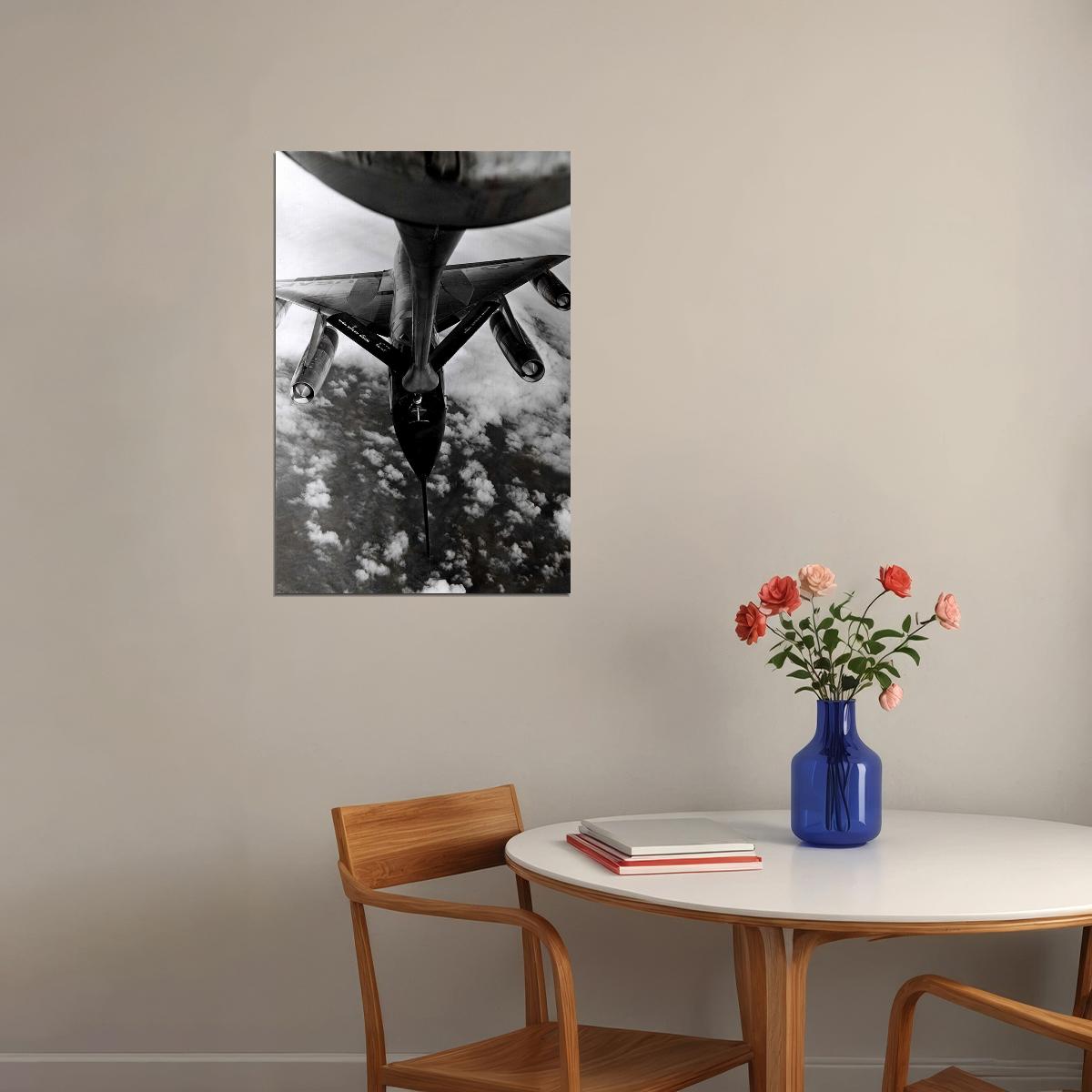 Convair B-58 Hustler Bomber In Flight Aircraft Poster Wall Art Print Home Wall Decor - xonomax