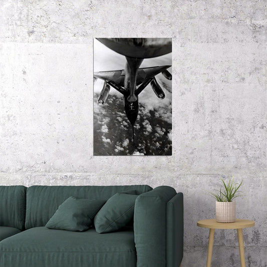 Convair B-58 Hustler Bomber In Flight Aircraft Poster Wall Art Print Home Wall Decor - xonomax
