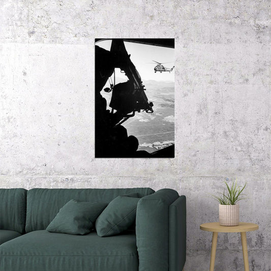 Helicopters In Flight Over Vietnam Aircrafts Poster Wall Art Print Home Wall Decor - xonomax