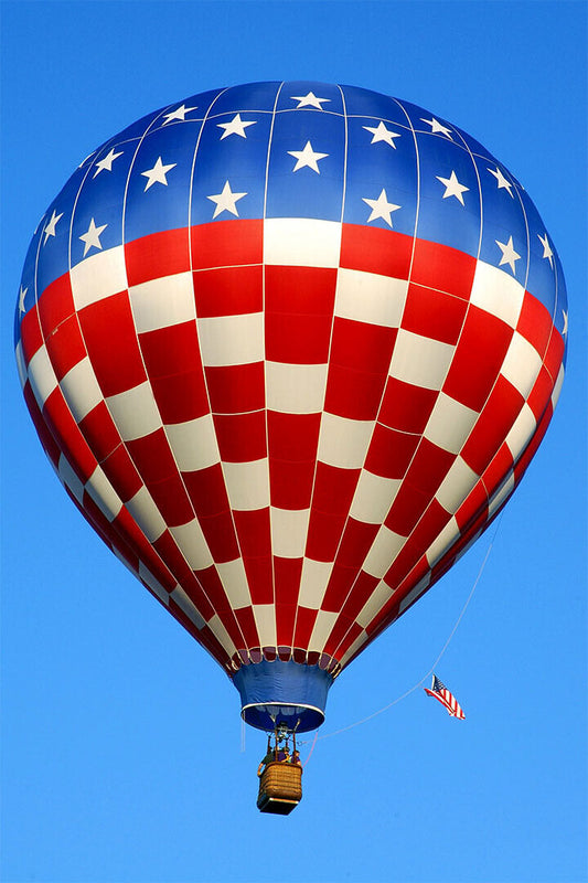 Hot Air Balloons Aloft Transport Aircraft Poster Wall Art Print Home Wall Decor - xonomax