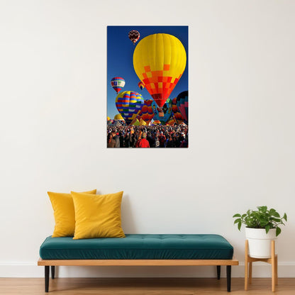Albuquerque International Balloon Fiesta Photo Poster Wall Art Print Home Wall Decor - xonomax