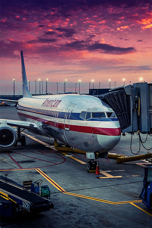 Airplane Airlines Boeing 767 Jet Transport Poster Wall Art Print Home Wall Decor - xonomax