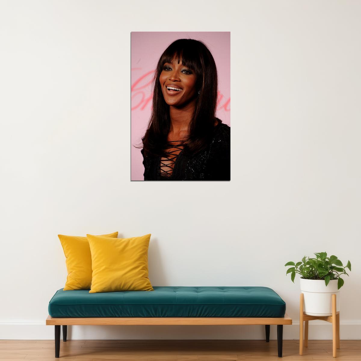 Naomi Campbell Best Fashion British Actor Poster Wall Art Print Home Wall Decor - xonomax