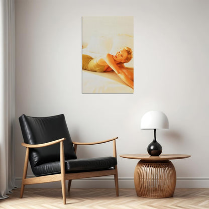 Artist Charlize Theron Lying On A Couch Poster Wall Art Print Home Wall Decor - xonomax