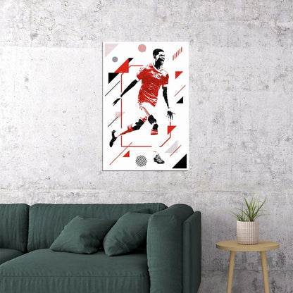 Marcus Rashford British Football Soccer Player Poster Wall Art Print Home Wall Decor - xonomax