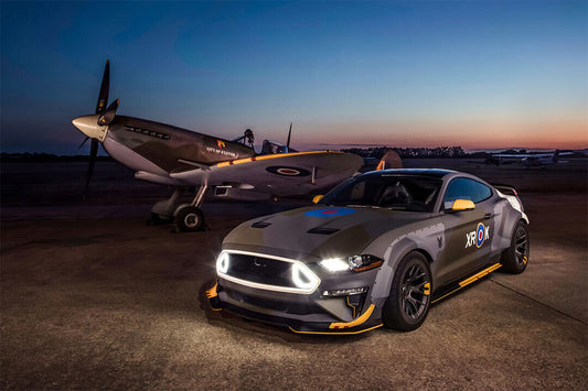 Ford Eagle Squadron Mustang Gt Sports Car Poster Wall Art Print Home Wall Decor - xonomax