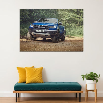 Ford Ranger Raptor Suv Off Road Luxury Car Poster Wall Art Print Home Wall Decor - xonomax