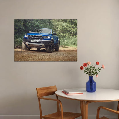 Ford Ranger Raptor Suv Off Road Luxury Car Poster Wall Art Print Home Wall Decor - xonomax