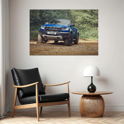 Ford Ranger Raptor Suv Off Road Luxury Car Poster Wall Art Print Home Wall Decor - xonomax