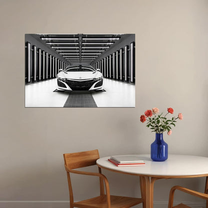 Acura Nsx Sports Car Luxury Car Automotive Poster Wall Art Print Home Wall Decor - xonomax