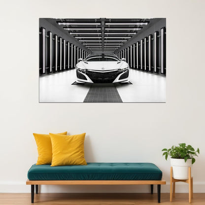 Acura Nsx Sports Car Luxury Car Automotive Poster Wall Art Print Home Wall Decor - xonomax