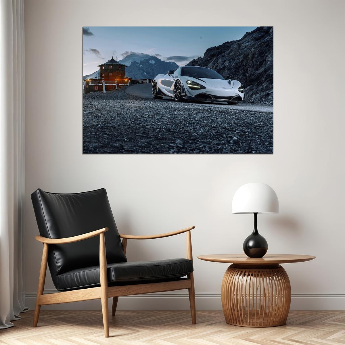 Novitec Mclaren 720s Sports Car Luxury Car Poster Wall Art Print Home Wall Decor - xonomax