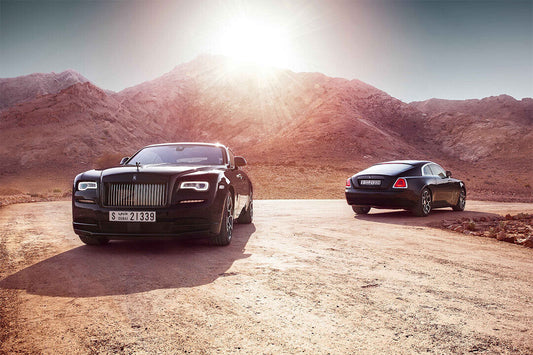 Rolls Royce Wraith Black Badge Sports Car Poster Wall Art Print Home Wall Decor - xonomax