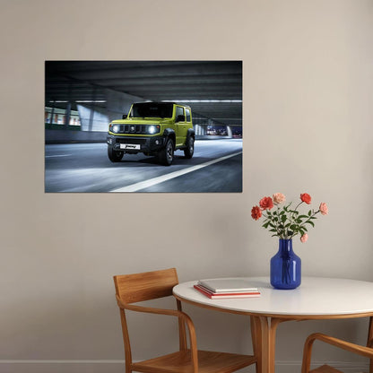 Suzuki Jimny Allgrip Suv Luxury Car Sports Car Poster Wall Art Print Home Wall Decor - xonomax