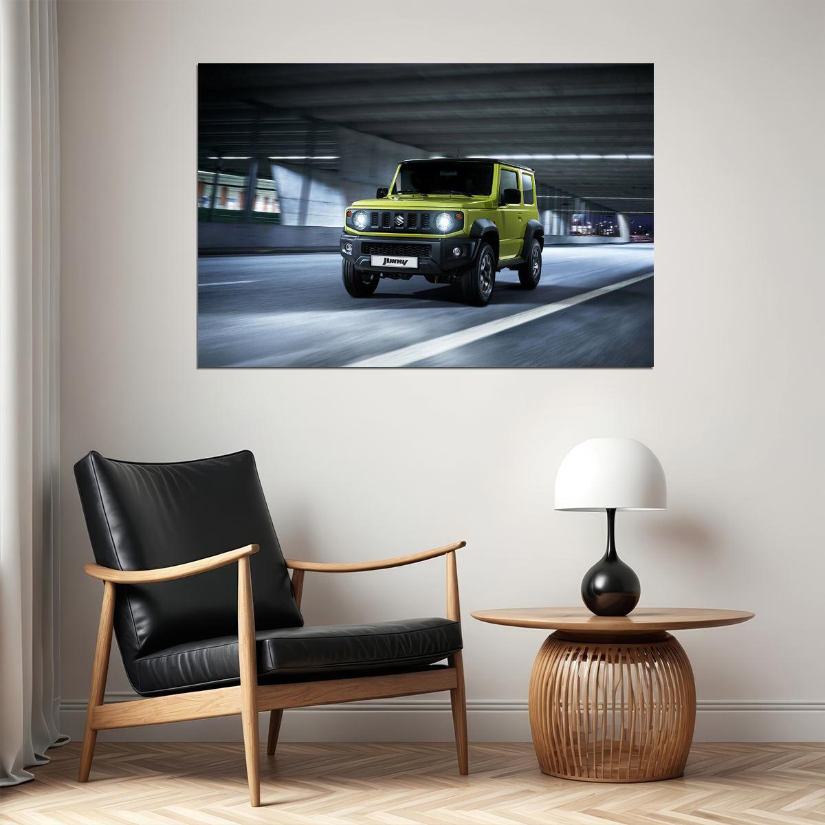Suzuki Jimny Allgrip Suv Luxury Car Sports Car Poster Wall Art Print Home Wall Decor - xonomax