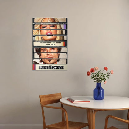 Pam And Tommy Movie Biography Drama Romance Poster Wall Art Print Home Wall Decor